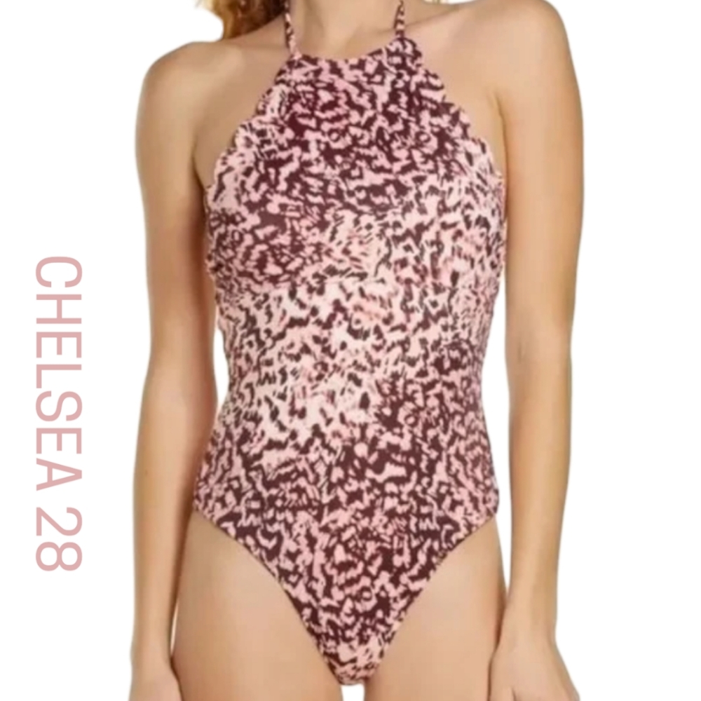 Chelsea 28 One Piece Pink Soft Sketch Swimsuit